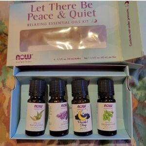 NOW Essential Oils 4 New Oils Peace & Quiet Set